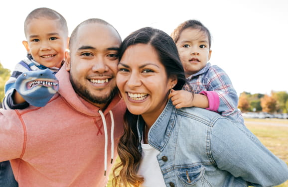 Family at park