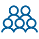 icon symbolizing five people 