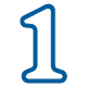 icon symbolizing Golden 1 number 1