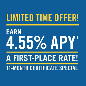 Golden 1 Credit Union | Term Savings Certificates