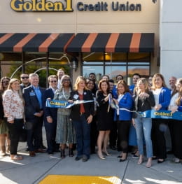 Golden 1 employees Land Park Branch opening