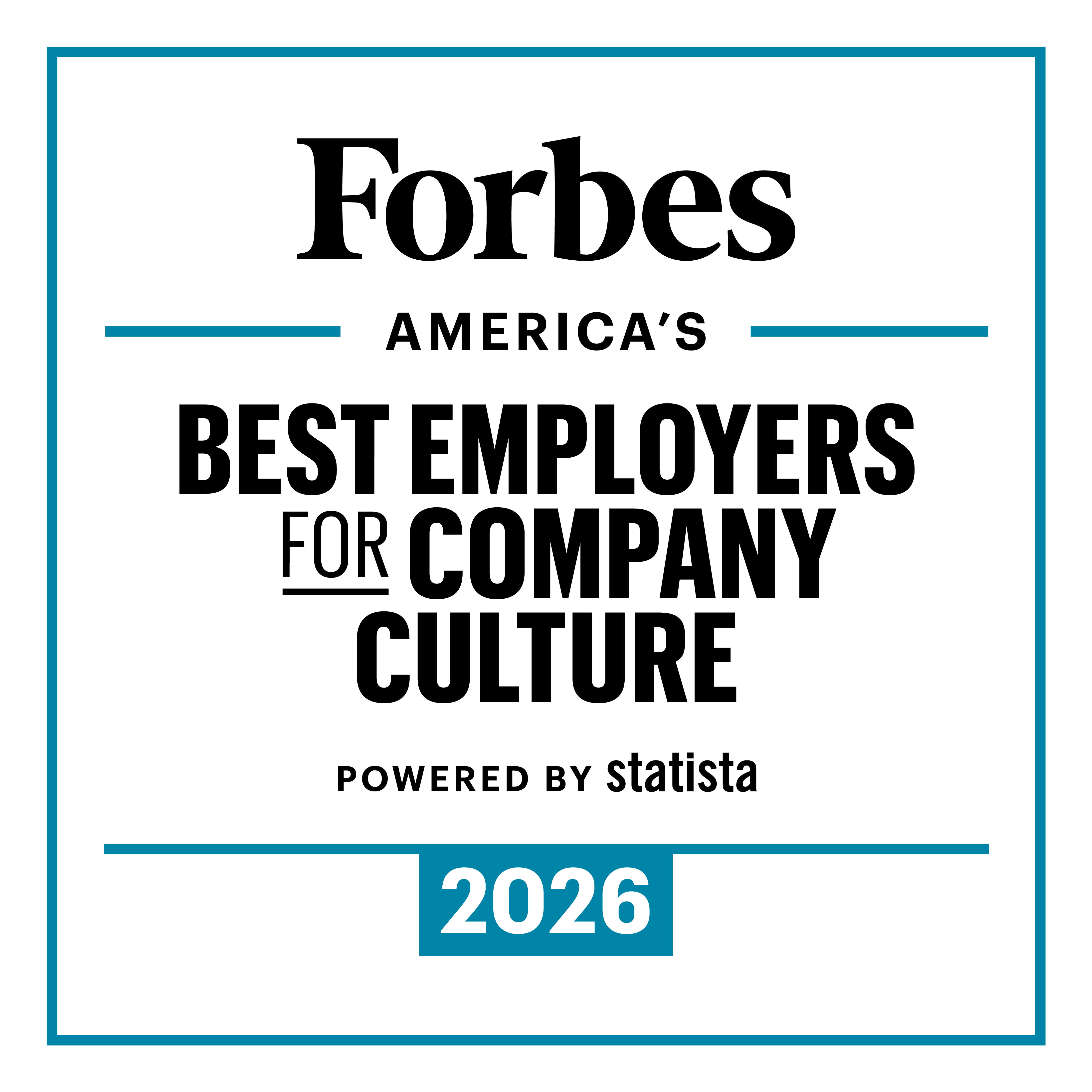 Forbes Best Employers for Company Culture Logo