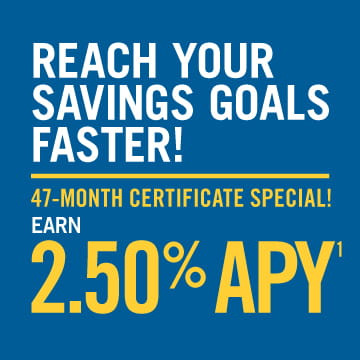 47-month certificate special