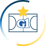 icon depicting a stylized basketball floor overlaid with "G1" logo