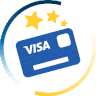 Visa card icon