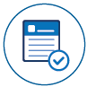Paper with checkmark